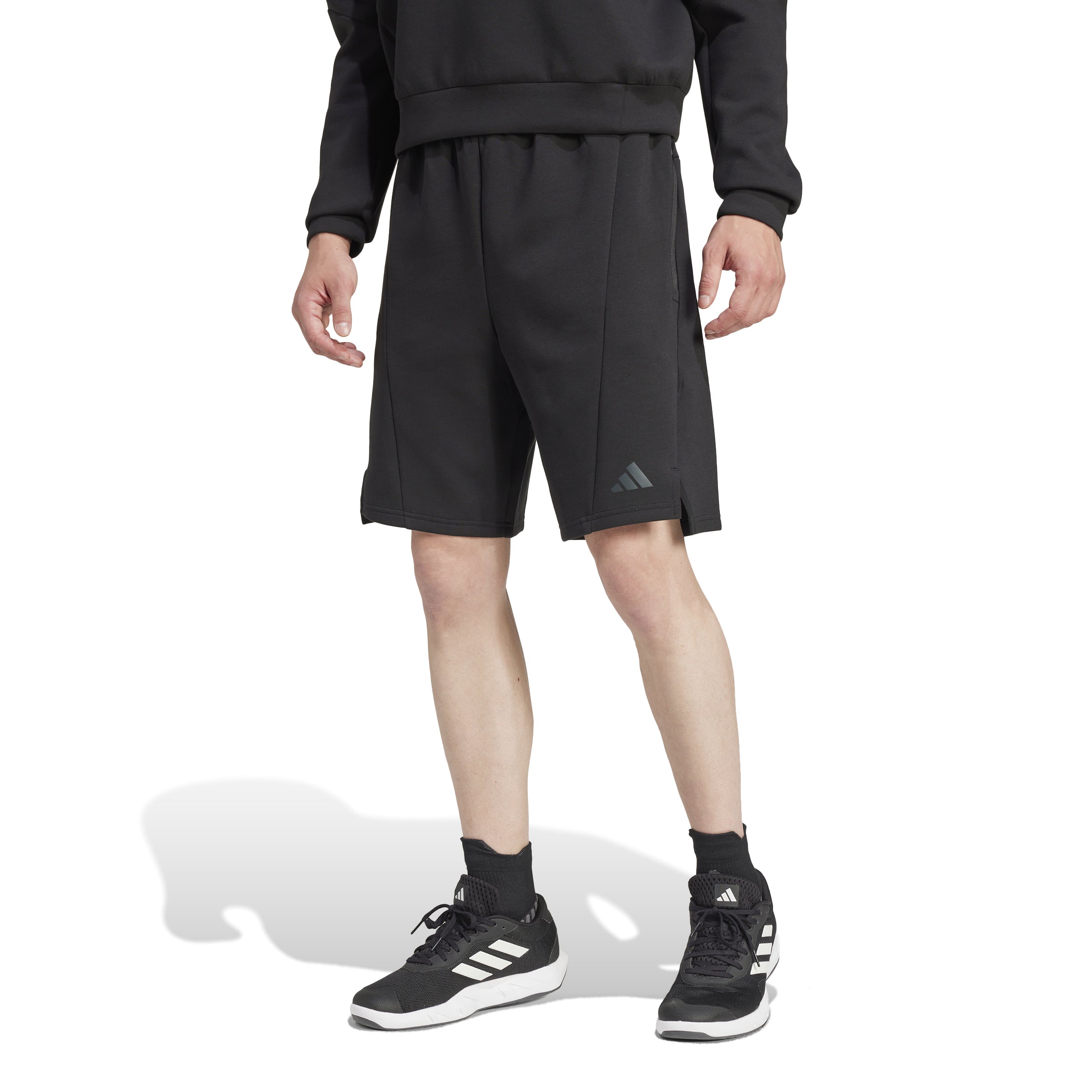 מכנסי אופנה קצרים גברים - שחור